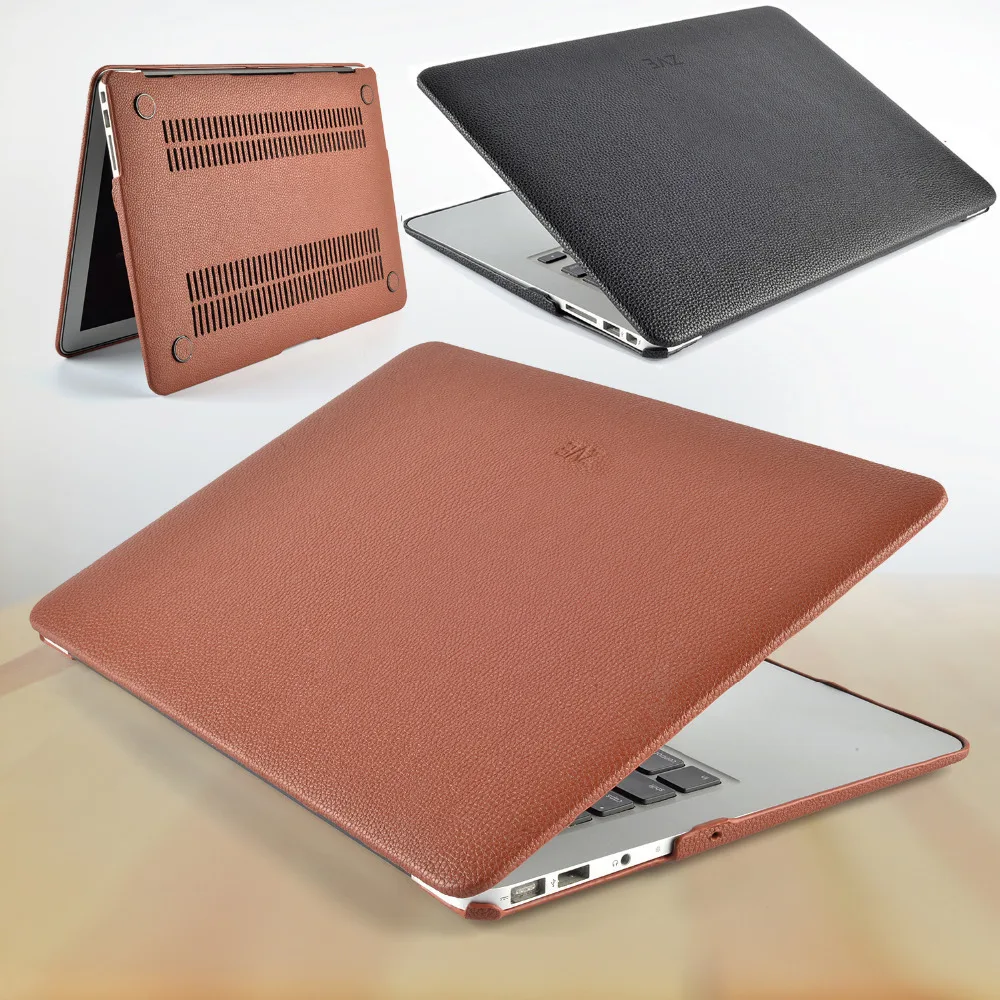 ZVE Fashion Pu Leather Protecter Sleeve Case for MacBook Pro/Air/Retina