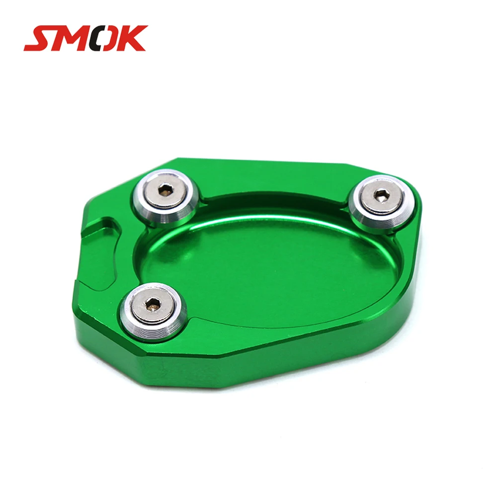 

SMOK Motorcycle Kickstand Side Stand Enlarger Extension For Kawasaki Z1000 Z1000SX ZX10R VERSYS 650 ER6N ER6F NINJA 650R ZX6R