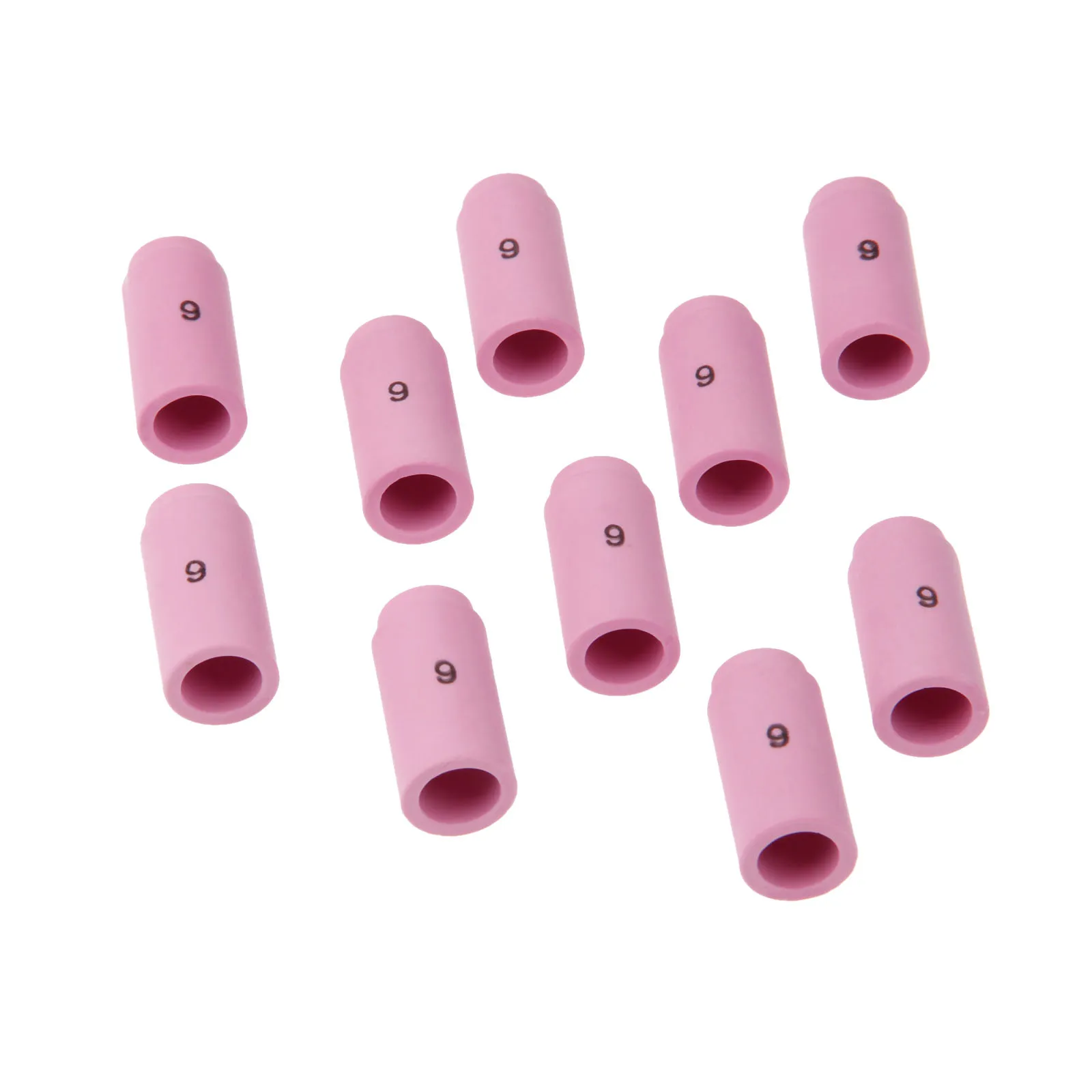 DRELD 10PCS TIG Alumina Nozzle Gas Lens Ceramic Shield Cups 13N10 6# Fit Welding Torch Accessories SR PTA DB WP 9 20 25 Series DRELD 10PCS TIG Alumina Nozzle Gas Lens Ceramic Shield Cups 13N10 6# Fit Welding Torch Accessories SR PTA DB WP 9 20 25 Series