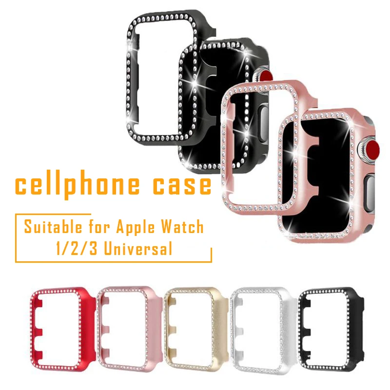 

MDNEN Cover For Apple Watch Case Series 1 2 3 4 Aluminum Alloy Metal Frame Protector For Iwatch42mm 38mm 40mm 44mm