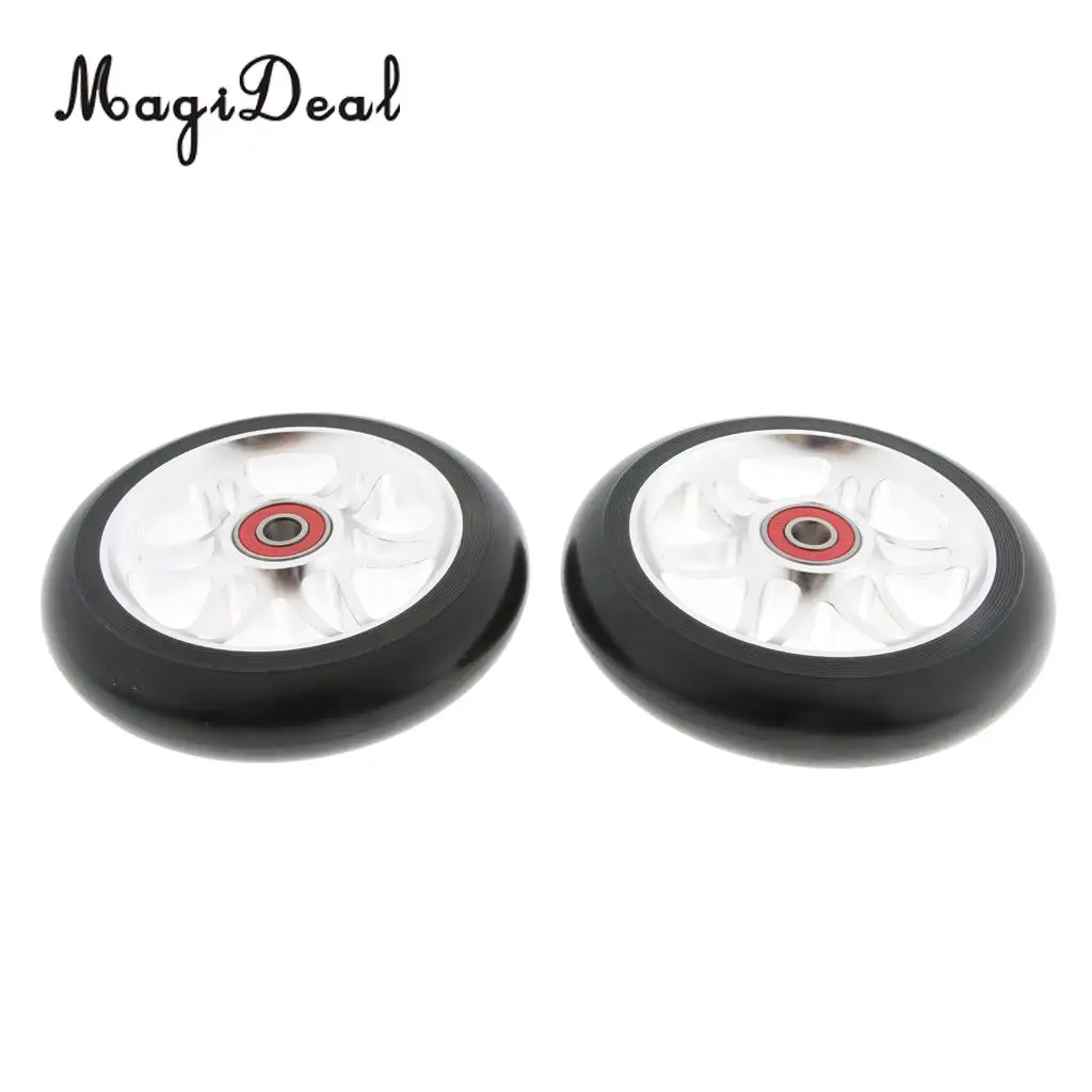 2-Pack 110mm Stunt Scooter Wheels With Standard Bearings