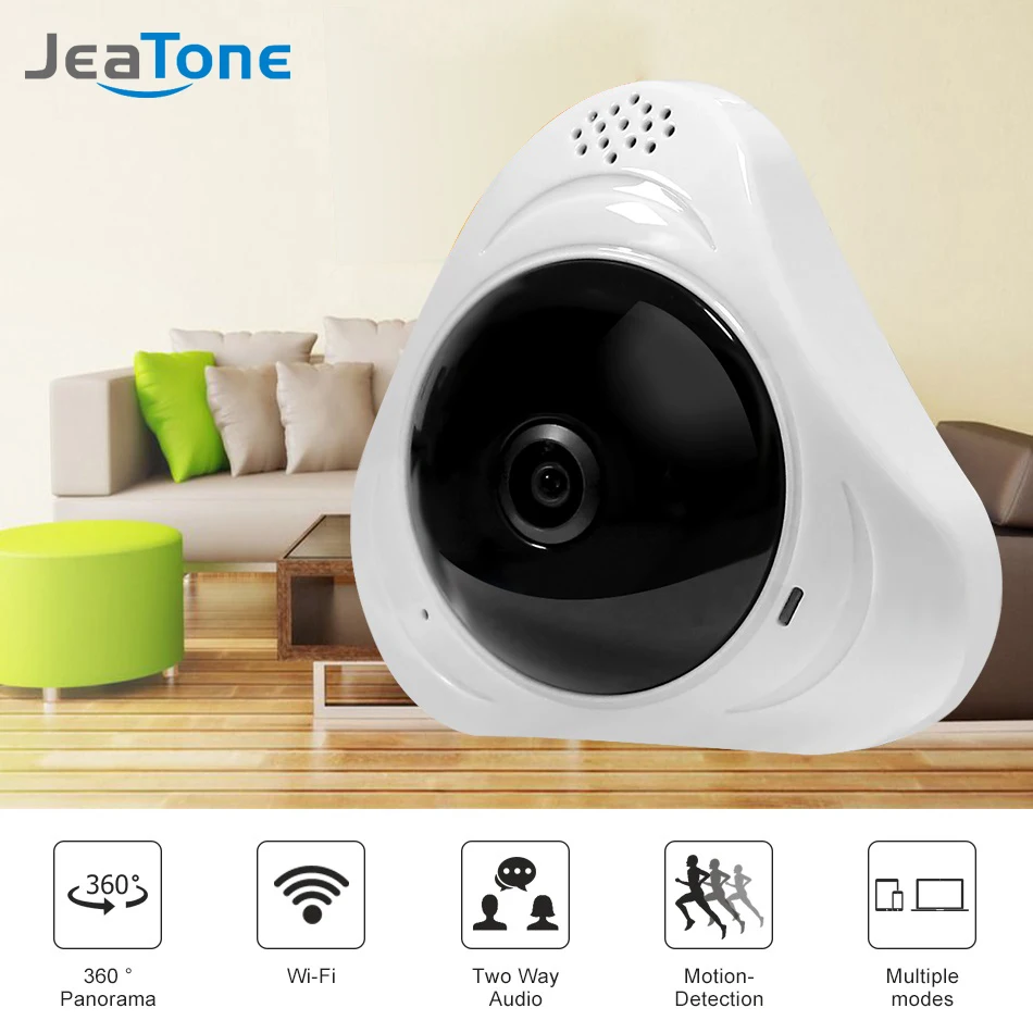 

wifi FishEye IP camera HD 960P 3D VR 360 degree Full View Mini CCTV Camera 1.3MP Network Home Security Wi-Fi Camera Panoramic IR