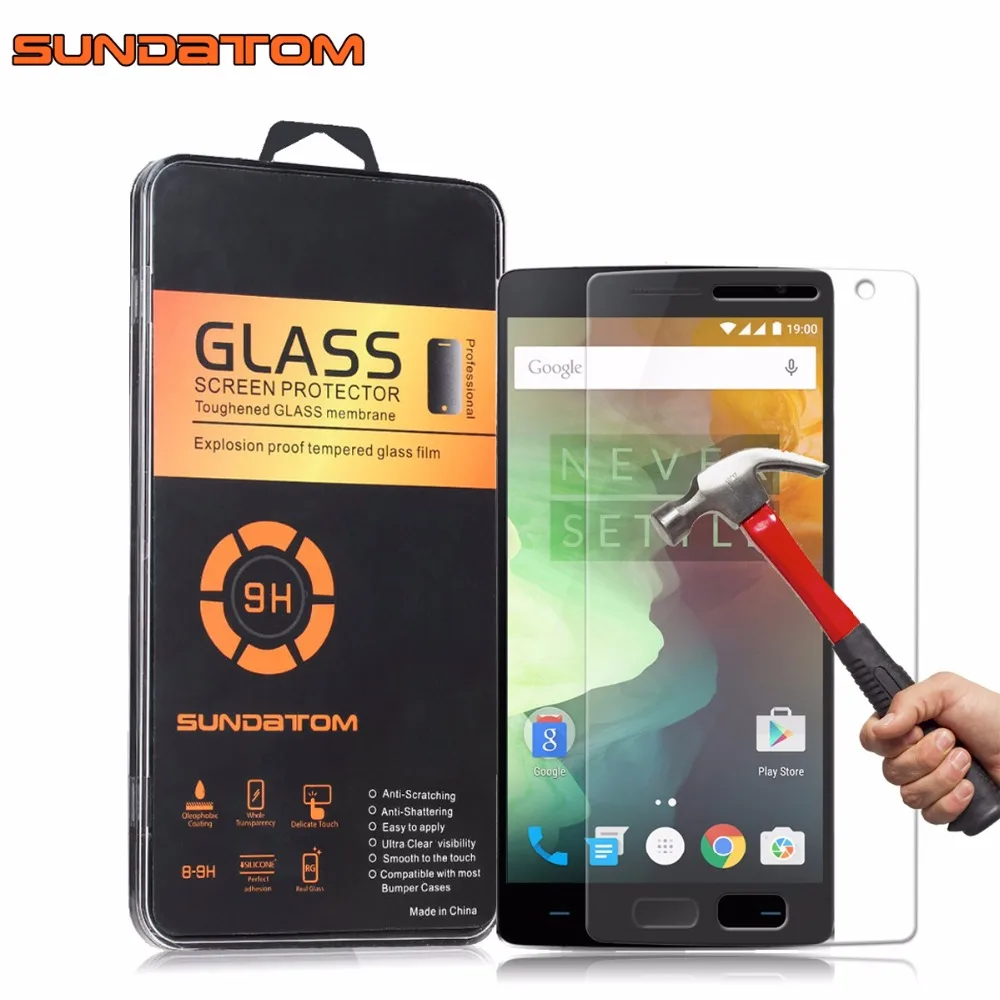 Oneplus Two Premium Tempered Glass Screen Protector for One Plus 2 Protective Film Ballistic Glass Cellphone Protector