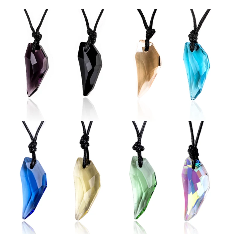 Punk Men Chain Choker Necklaces Sainio Rock Crystal Wolf Tooth Adjustable Pendant Necklace Fashion Jewellery Gift Punk Men Chain Choker Necklaces Sainio Rock Crystal Wolf Tooth Adjustable Pendant Necklace Fashion Jewellery Gift