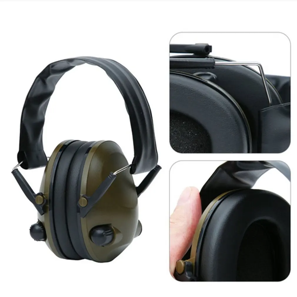 العسكرية التكتيكية Earmuff تخفيض الضوضاء الصيد الرماية سماعة مكافحة الضوضاء الأذن المدافعين السمع حامي