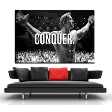 

ZZ602 Schwarzenegger Motivational Quotes Art canvas Poster Bodybuilding Fitness Inspirational Pictures Wall Decor unframed art