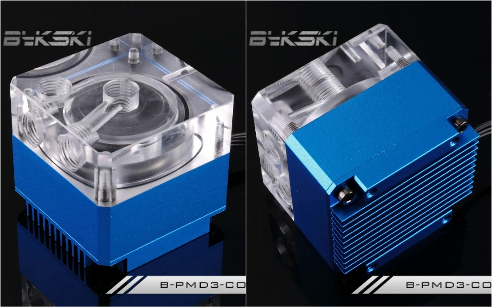 Bykski B PMD3 COV Water Cooling Pump with Heatsink 600L DDC Bluein