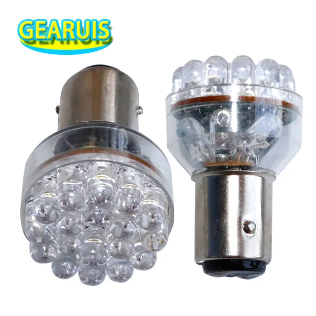 10 шт. Автомобильные светодиодные лампы 1156 ba15s 1157 bay15s p21/5w S25 24 | Автомобили и