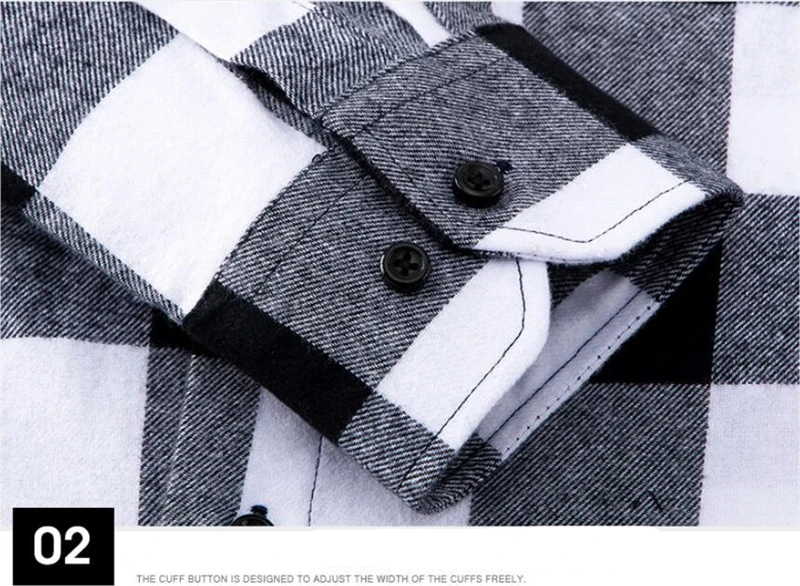 LISIBOOO New Fashion Mens Shirt Long Sleeved Cotton Men Shirt Plaid Casual Shirt Male Business Shirt Camisa Masculina