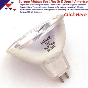 

DN-29657 ELB 30V 80W JCR 30V80W dichroic reflector halogen bulb 8mm movie projector photography enlarger lamp Free Shipping