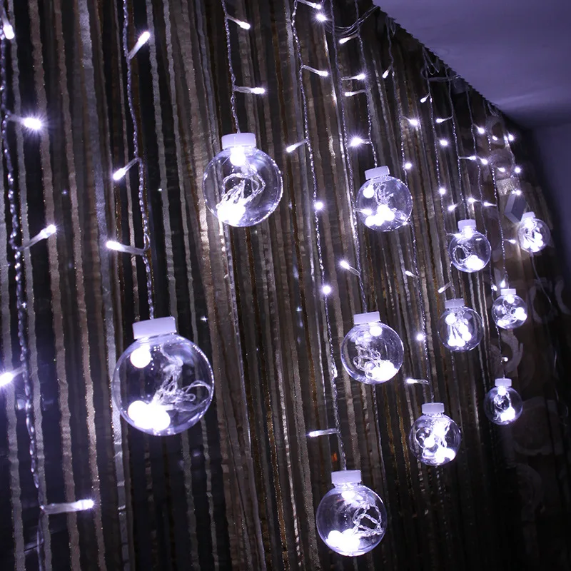 Jiaderui 1x3 м 120 светодиодов медный провод микро струнный светильник гирлянда Рождественский праздничный струнный светильник s наружные декоративные уличные струны