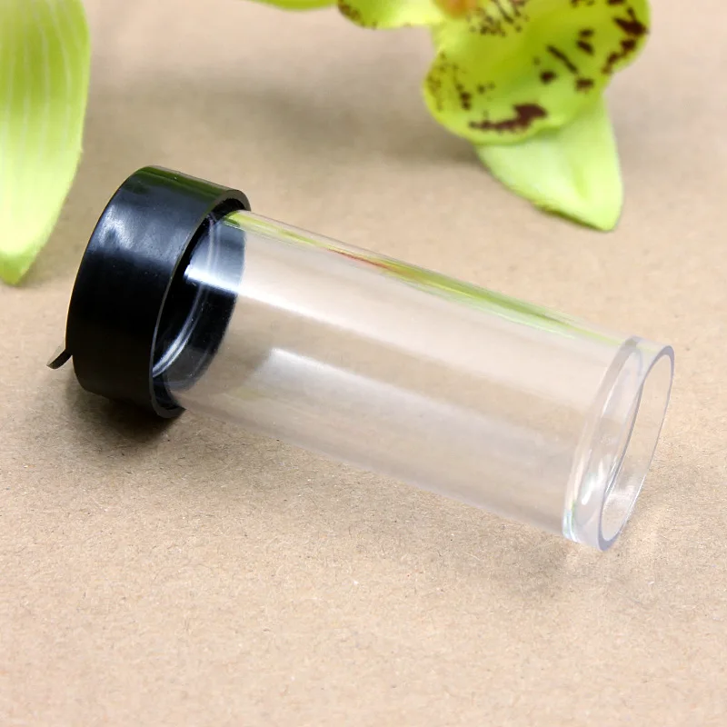 

5Pcs Spiral test tube Travel Vacations pills Jewelry Necklace Electronic materials and accessories Storage Box Size 56x21MM