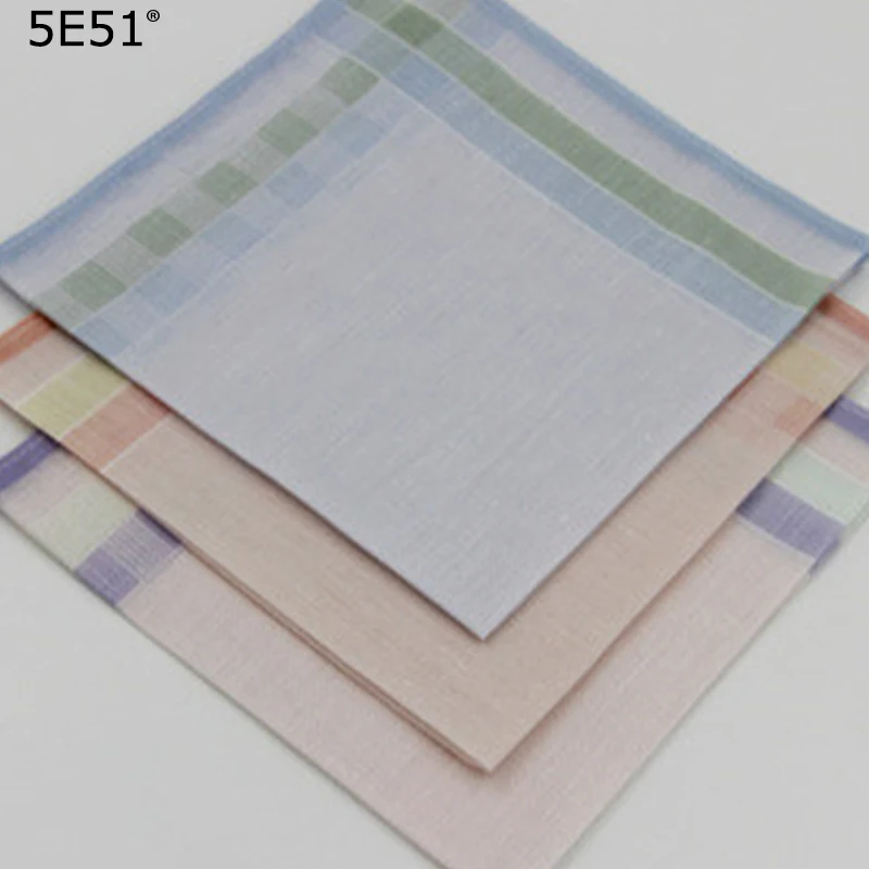 Women Children handkerchief cotton /ethnic style streak printed 30cm/Many Uses