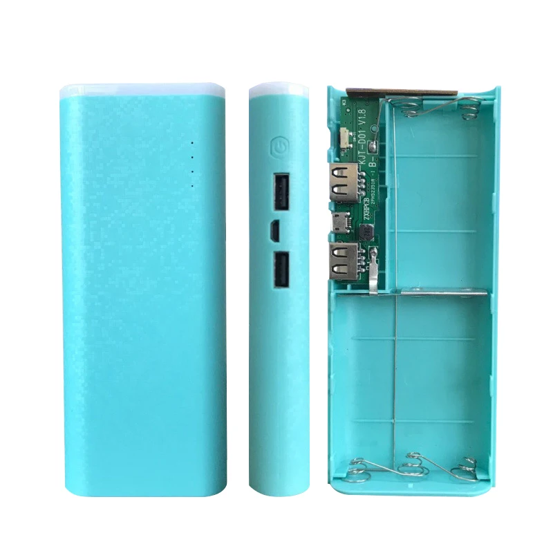 

5*18650 Power Bank Case 5V Dual USB Battery Box Mobile Phone Charger DIY Shell Battery Powerbank box For iphone 6 Plus S6 Xiaomi