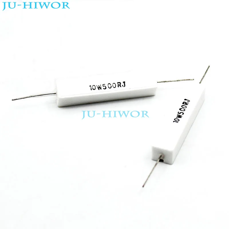 High Temp Ribbed RWR500W10 Memcor 10 Ohm 500W Resistor Ceramic 