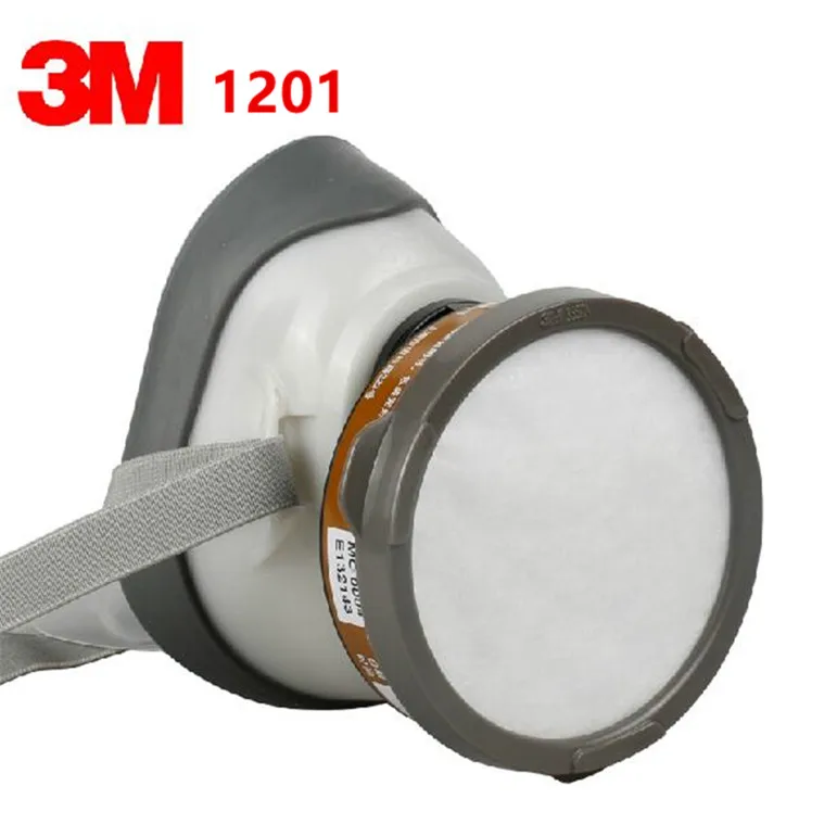 

3M 1201 Reusable Half Face Mask Respirator Anti Dust/Organic gas/Paint mist Mask