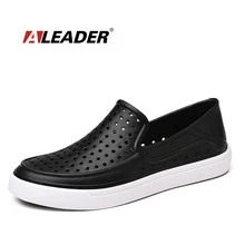 ALEADER легкий Весна мужские кроссовки 9908 дышащие слипоны родной Сабо повседневные пляжные сандалии модные прогулочные туфли без каблуков
