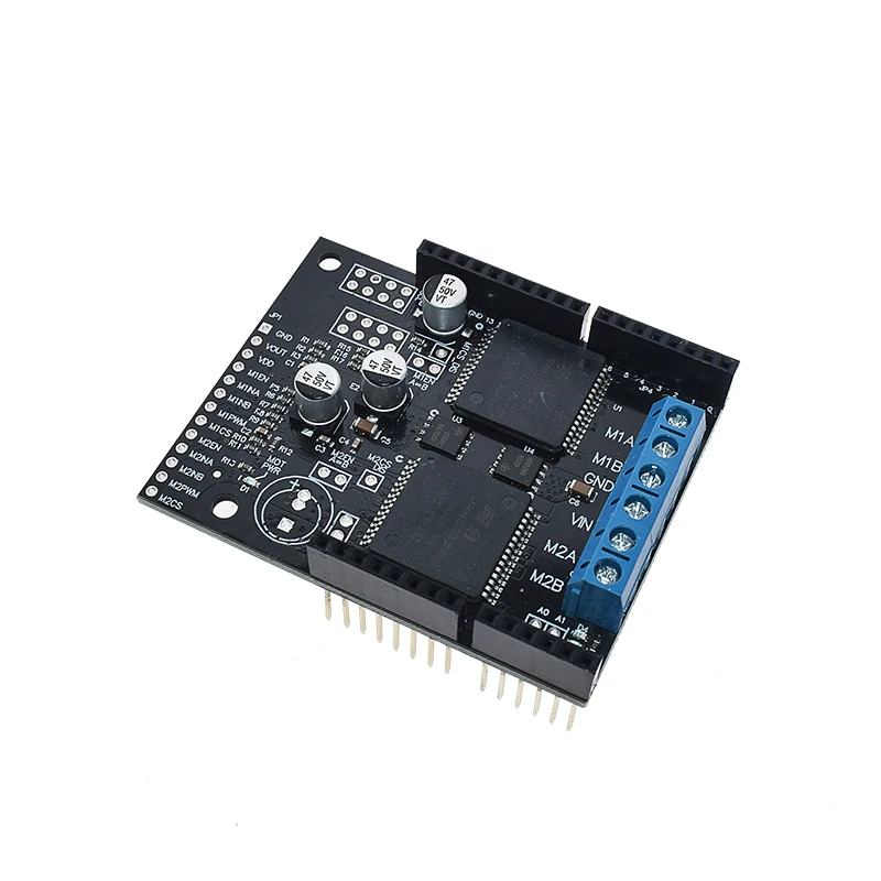 VNH5019 30A двойной высокой мощности DC драйвер щит совместим с ARDUINO(Защита окружающей среды) VNH2SP30 обновления