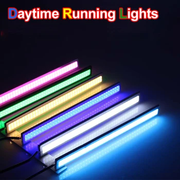 

10PCS 17CM Ultra Bright LED Daytime Running Lights Waterproof Auto COB LED DRL Car Light Source Parking Fog Bar Lamp Tail Light