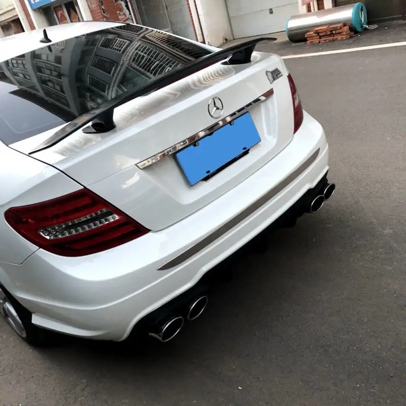 Для mercedes-benz w204 c180 c200 2009-2013 ABS красиво декорированный Автомобильный задний багажник спойлер СЕДАН Универсальный