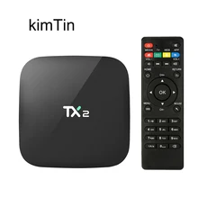 TX2 R2 Android TV BOX 2GB 16GB H.265 4K 2.4G WiFi Bluetooth 2.1 Quad Core OS 6.0 IPTV Smart Box TV w/ Air Mouse Pk X92 X96 Mini