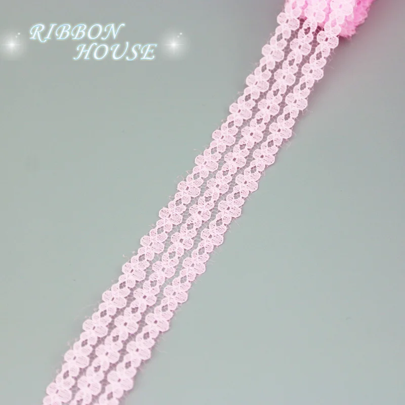 Lace Fabric (10 yards/roll) pink lace fabric Webbing Decoration Lovely gift packing Material