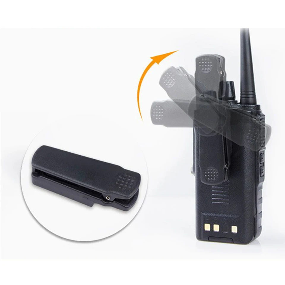 Baofeng иди и болтай Walkie Talkie “иди и зажим для ремня для BF-9700 UV-9R плюс BF-A58 UV-XR GT-3WP UV-5S UV5R-WP T-57 для Pofeng Задний зажим аксессуары