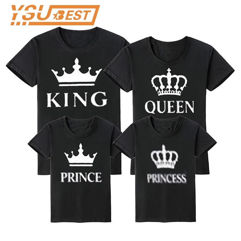 Одинаковые комплекты для семьи; летняя одежда для мамы и дочки; семейная футболка «Мама и я»; одежда для папы, мамы и сына; король, королева