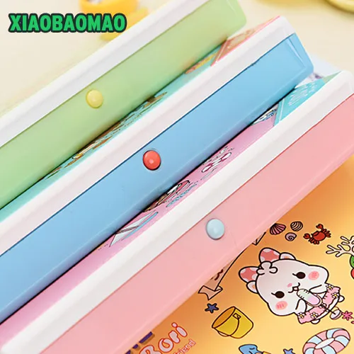 4 цвета милый аниме кролик медведь канцелярский пенал сумка Escolar Papelari подарок