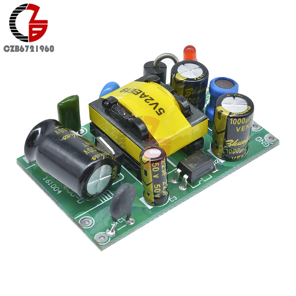AC DC 110V 220V to 5V 1.5A понижающий модуль питания от 85 265V до преобразователь регулятор