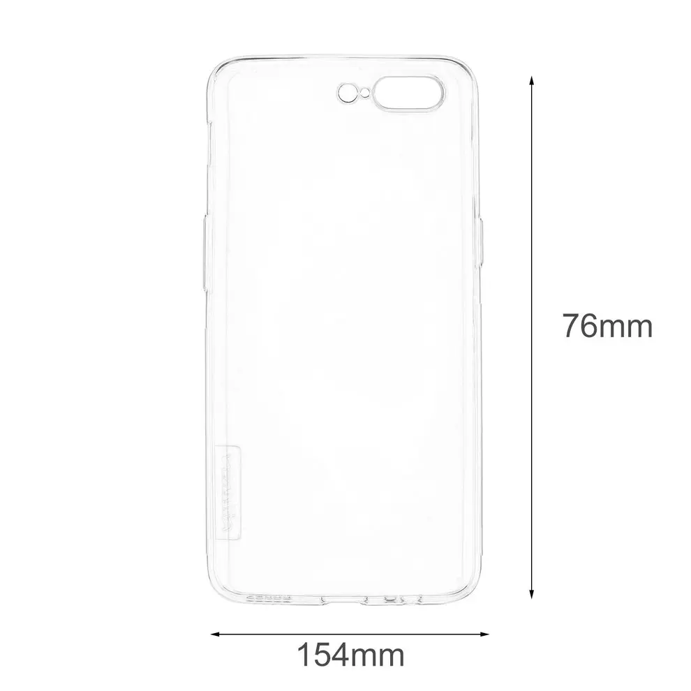 

2pcs transparent Brown Ultra Thin Soft TPU Phone Back Protective Case Suitable For OnePlus 5