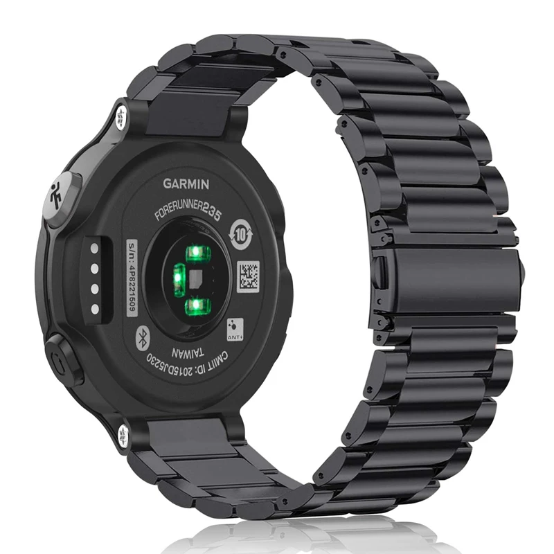 Нержавеющая сталь ремешок для наручных часов для Garmin Forerunner 220 230 235 630 620 735XT металлические умные часы на запястье