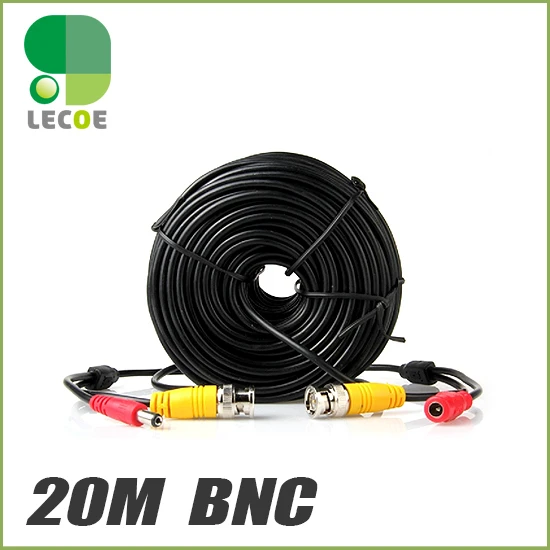 

20m/ 65ft BNC Video Power Cable DVR Surveillance CCTV Security Camera Wire