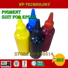[4 вида цветов пигмент] Совместимость пигмент пополнения чернил специализируется костюм для epson 4 цветной принтер, высокое качество, BK CMY