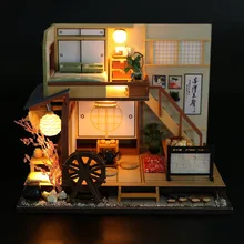 1 шт. кукольный домик DIY модель дома сборная игрушка японский стиль подарок на день Святого Валентина BM88
