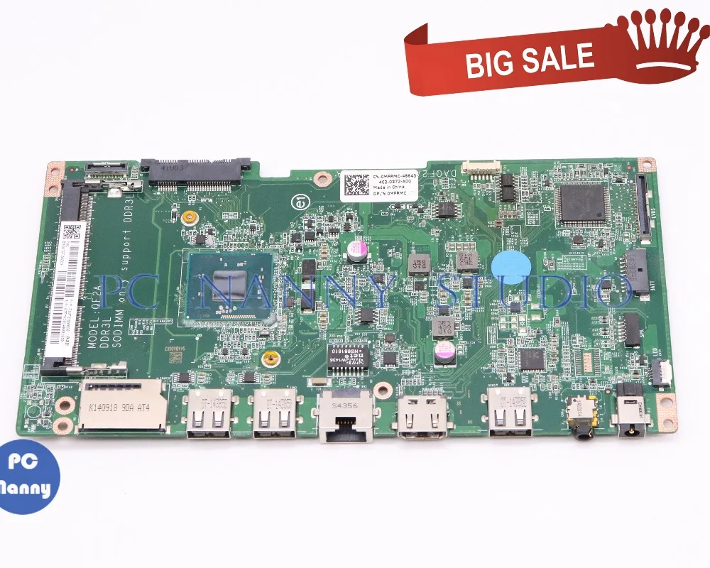 PCNANNY DAQF2AMB6A0 CN 0MFRMC для Dell Inspiron All In One 20 3043 материнская плата ноутбука SR1YW N3540