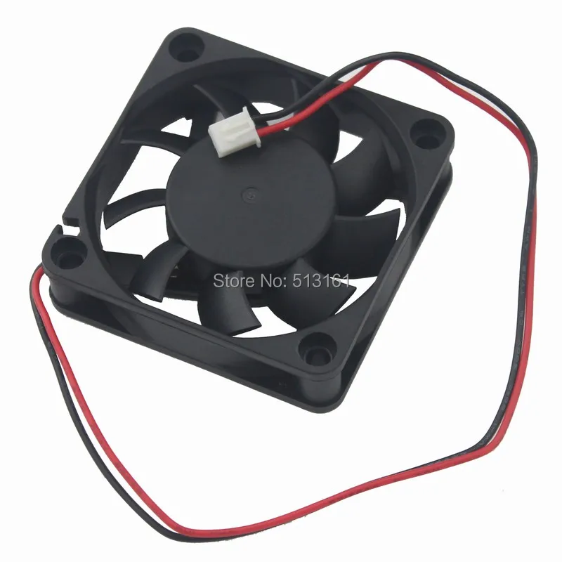 

2Pcs Gdstime DC 12V 2Pin 60x60x15mm 6CM 60mm Ball Bearing Cooling Cooler Fan