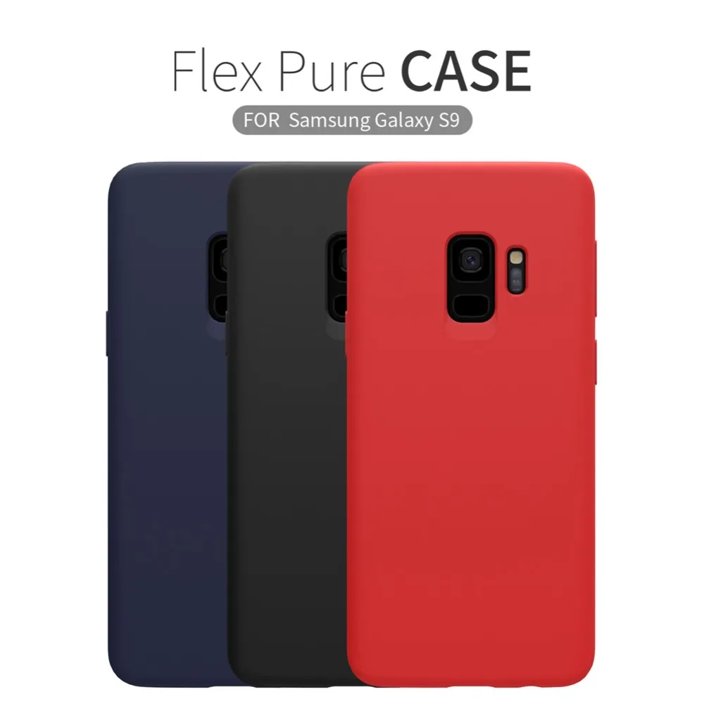 

Nillkin Flex Pure Case For Samsung Galaxy S9 phone case silicone cover for Samsung S9+ S9 Plus protective cover matte soft case