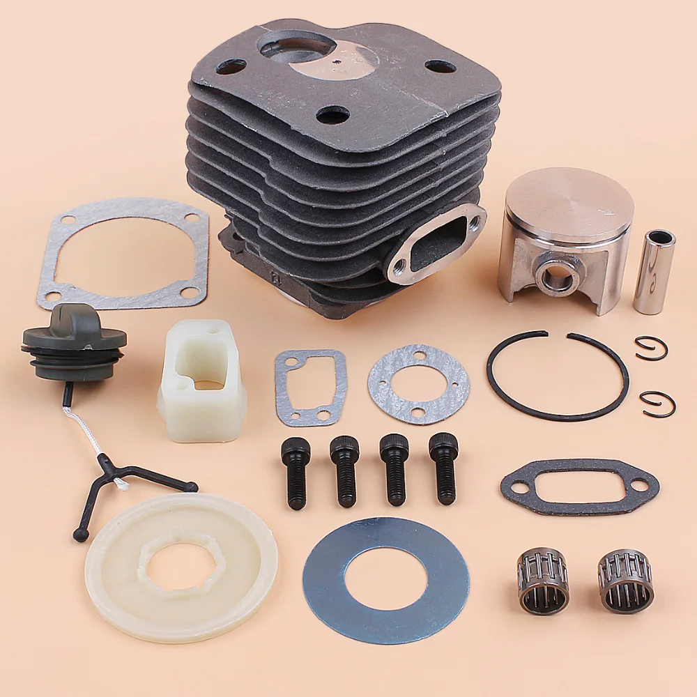 US $41.99 50mm Engine Cylinder Piston Bearing Gasket Rebuild Kit Fit Husqvarna 61 268 Xp 268xp Gas Chainsaw Spares Nikasil Plate