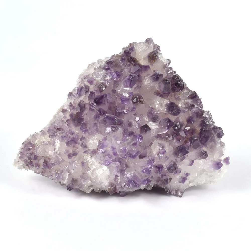 

Rare Natural Purple Cluster Crystal Triangular Crystal Natural Specter Reiki Quartz Chakra Stones Specimen Healing A13