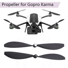 1 пара Сменные лопасти пропеллеров CCW/CW реквизит для GoPro Karma Drone Quick Release Propeller лопасти квадрокоптера части аксессуары наборы