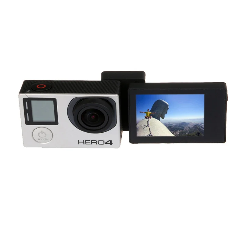 Screen LCD Converter Box Camera Selfie Converter box Mount Adapter For Gopro Hero 4 3+ 3 Sports Camera Lcd Monitor accessories (5)