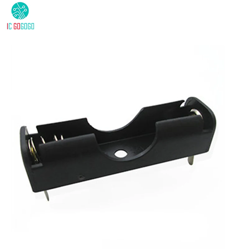 

5pcs 1*AA Battery Box with Welding Sheet 1S Storage Batteries Case Holder Black Plastic Connector