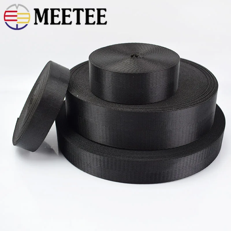 Meetee 5M 38/50 мм полипропилена нейлона печатных лямки жаккардовые кружева лента для сумок ремень DIY украшения одежды шить Материал