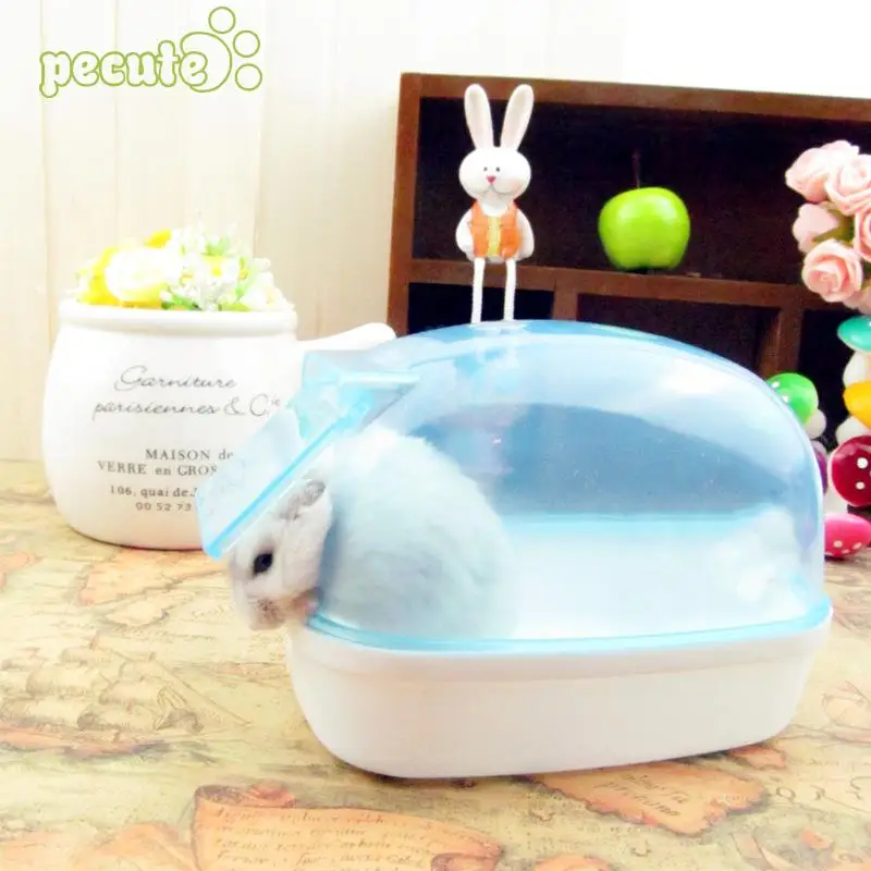 

Bathroom Round Type Clean Villa The Color Looks Good Pet Hamster Bath Sandbox Random Color Wash Sauna Room Cute Convenience