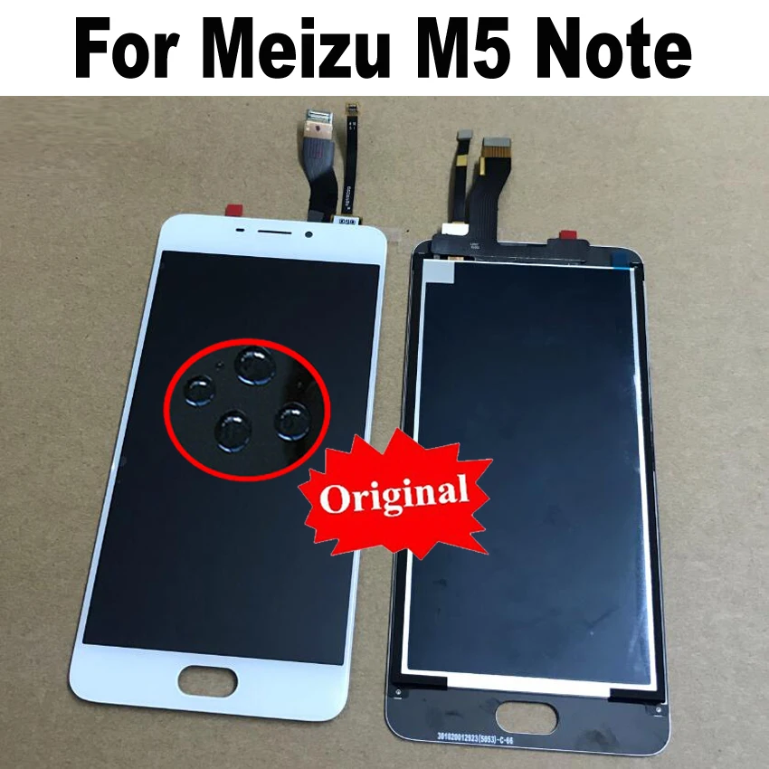 

Best Working Original Sensor LCD Display Touch Panel Screen Digitizer Assembly + Frame For Meizu M5 Note M621H M621Q M621M M621C