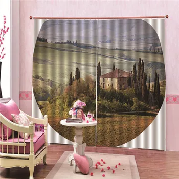 

Chinoiserie Multiple Styles 3D Curtain For Living Room Bedroom 150*166cm 2Pcs/Set Window Curtain Modern Curtains