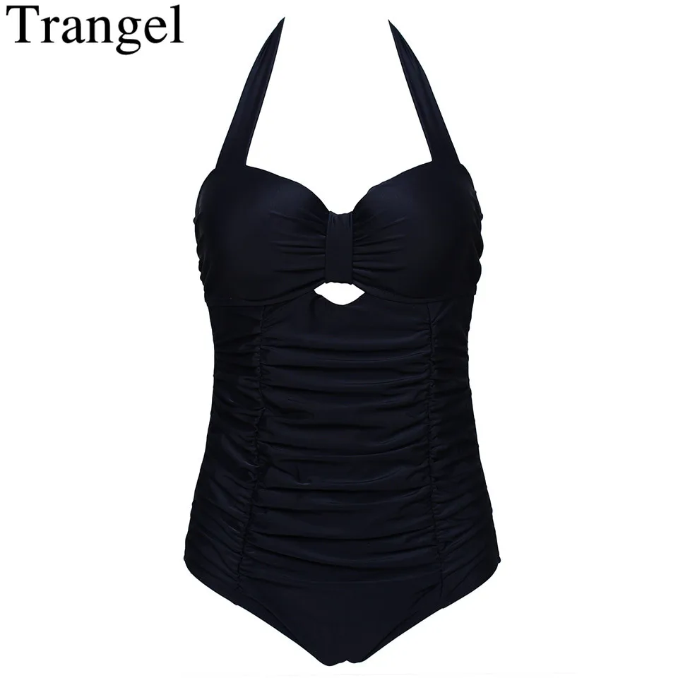 Купальник Trangel женский купальник большого размера с пуш апом Ретро стиль 2019|swimwear