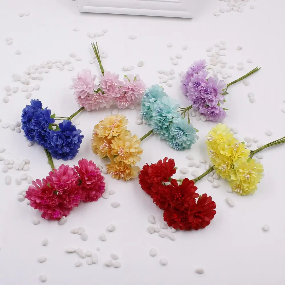 Buy High quality 12 pcs / batch Silk Artificial flower