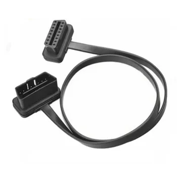 

Professional 16 Pin 8 Core OBD2 Extension Cable Male to Female Connection Flat Line Diagnostic Cable for Cars Hot